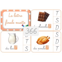 366 - La lettre finale muette