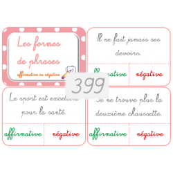 399 - Les formes de phrases...