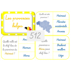 512 - Les provinces belges