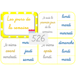 526 - Les jours de la semaine