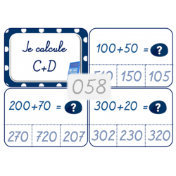 058 - Je calcule C + D