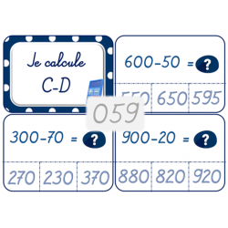059 - Je calcule C - D