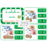 219 - Je calcule en euros (sommes entières inf.100)