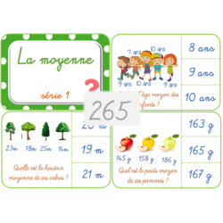265 - Les moyennes (série 1)