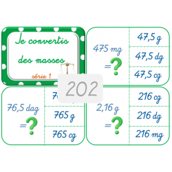 202 - Je convertis les...