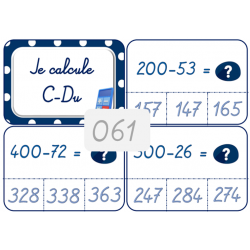 061 - Je calcule C-Du