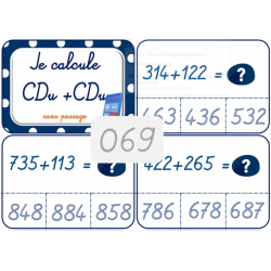 069 - Je calcule CDu+CDu...
