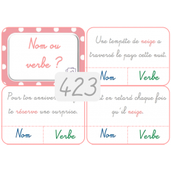 423 - Je distingue nom et...