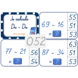 052 - je calcule Du-Du sans...