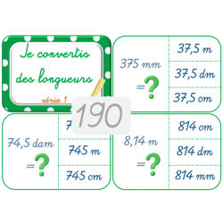190 - Je convertis des...