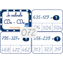 072 - Je calcule CDu-CDu...