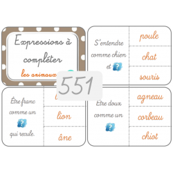 551 - Les expressions à...