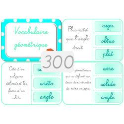 300 - Vocabulaire géométrique