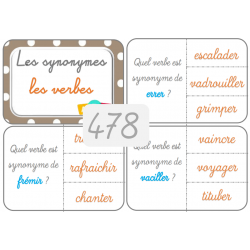 478 - Les synonymes - les...