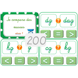 200 - Je compare des masses...