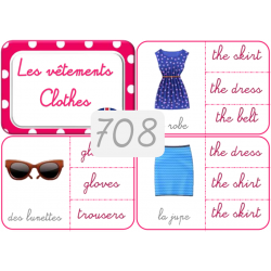 708 - Les vêtements ANGLAIS