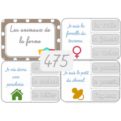 475 - Le animaux de la ferme