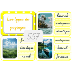 557 - les types de paysages