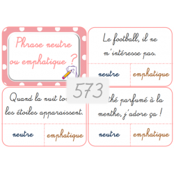 573 - Phrase neutre ou...