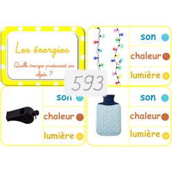 593 - Les énergies - série 1