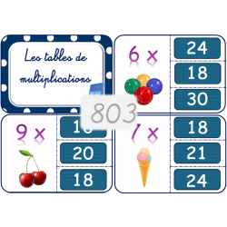 803 - Les tables de...