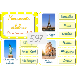 597 - Monuments célèbres