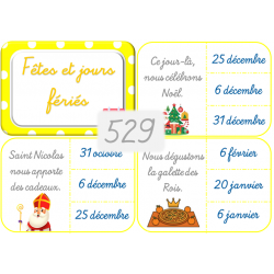 529 - Fêtes et jours fériés