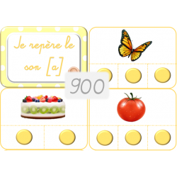 900 - Je repère le son [a]