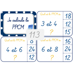 113 - Je calcule le PPCM