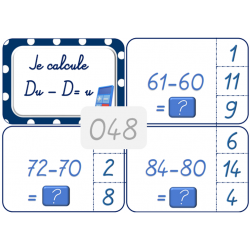 048 - Je calcule DU-D égale u