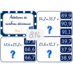 814 - Additions de nombres...