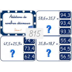 815 - Additions de nombres...