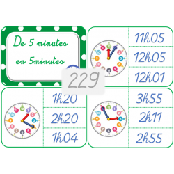 229 - Je lis l'heure de 5...