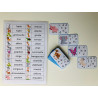 Domino lecture lettres - animaux
