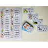 Domino lecture lettres - animaux